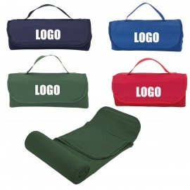 Roll‑Up Travel Blanket with Handle