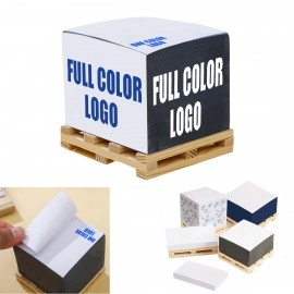 Note Pad With Wood Pallet Cube Note Pad With Wood Pallet Cube