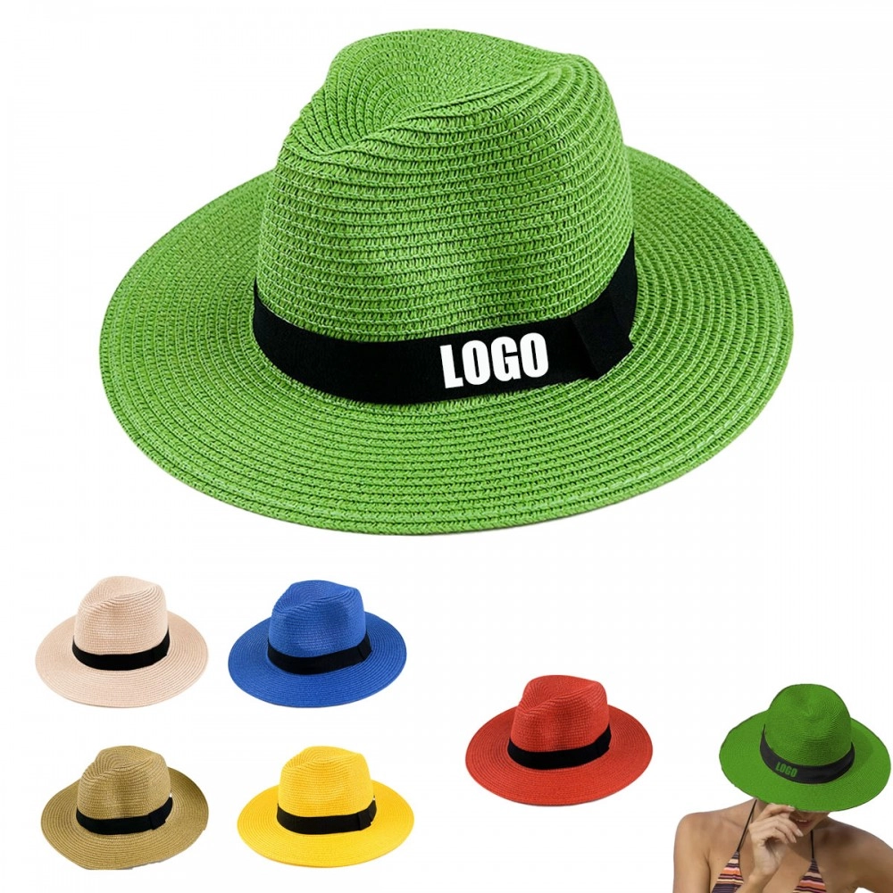 Wide Brim Straw Panama Hat