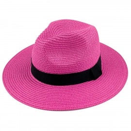 Wide Brim Straw Panama Hat