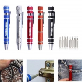 8-in-1 Custom Multitool Screwdriver Pen 8-in-1 Custom Multitool Screwdriver Pen