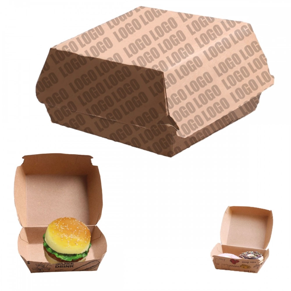 Custom Kraft Burger Box