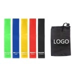 Yoga Resistance Band Set with Carry Pouch