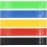 Yoga Resistance Band Set with Carry Pouch