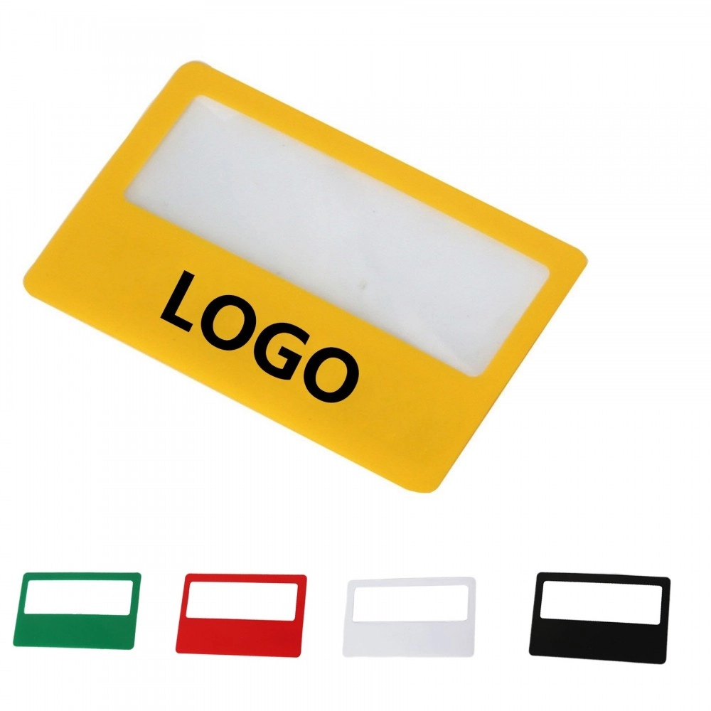Pocket Magnifier Bookmark – Clear PVC