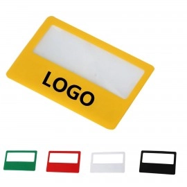 Pocket Magnifier Bookmark – Clear PVC