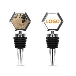 Hexagon Zinc Wine Stopper – Heavy Duty