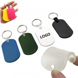Custom Oval Soft PVC Keychain / Pet Tags Custom Oval Soft PVC Keychain / Pet Tags