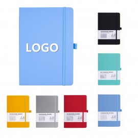 PU A5 Notebook with Elastic Strap and Pen Loop PU A5 Notebook with Elastic Strap and Pen Loop