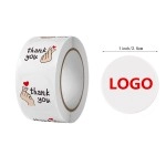 4-Color Process Circular Labels On A Roll 