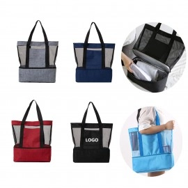Mesh Beach Cooler Tote Bag Mesh Beach Cooler Tote Bag