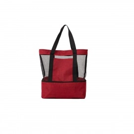 Mesh Beach Cooler Tote Bag
